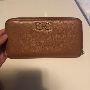 Brown leather wallet